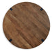 Hanneforth - Round Cocktail Table - Brown - Tallahassee Discount Furniture (FL)