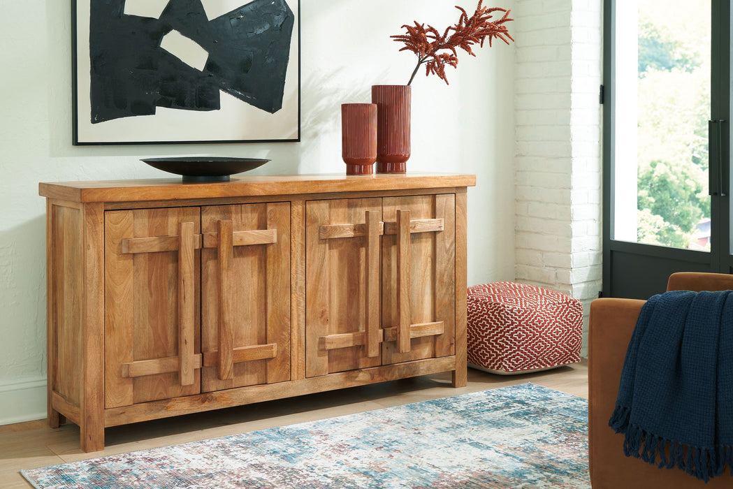 Dresor - Natural - Accent Cabinet - Tallahassee Discount Furniture (FL)