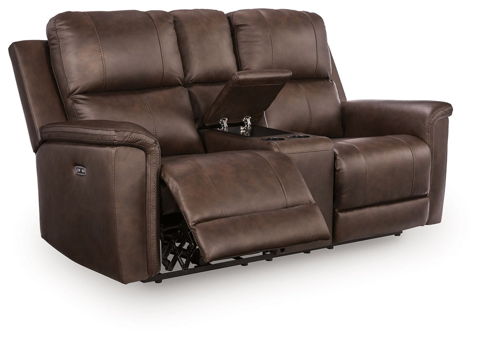 Bleckley - Power Reclining Loveseat With Console / Adjustable Headrest - Tallahassee Discount Furniture (FL)