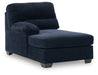SimpleJoy - LAF Corner Chaise - Navy - Tallahassee Discount Furniture (FL)