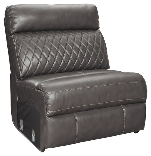 Samperstone - Gray - Armless Chair - Tallahassee Discount Furniture (FL)