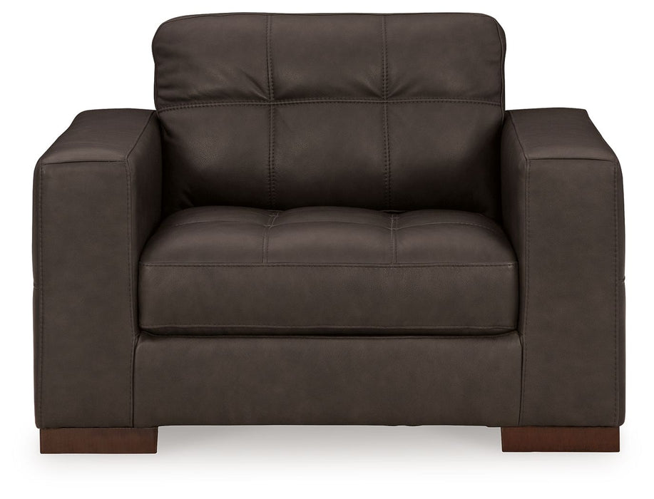 Luigi - Thunder - Chair And A Half - Tallahassee Discount Furniture (FL)