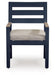 East Beach - Arm Chair With Cushion (Set of 2) - Blue - Tallahassee Discount Furniture (FL)