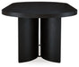 Rowanbeck - Black - Oval Dining Room Table - Tallahassee Discount Furniture (FL)