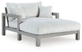Hurley Park - Gray - Chaise Lounge With Cushion - Tallahassee Discount Furniture (FL)