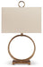 Mahala - Metal Table Lamp  - Antique Gold Finish - Tallahassee Discount Furniture (FL)