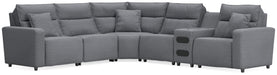 Modmax II - Reclining Sectional - Salt And Pepper - Tallahassee Discount Furniture (FL)
