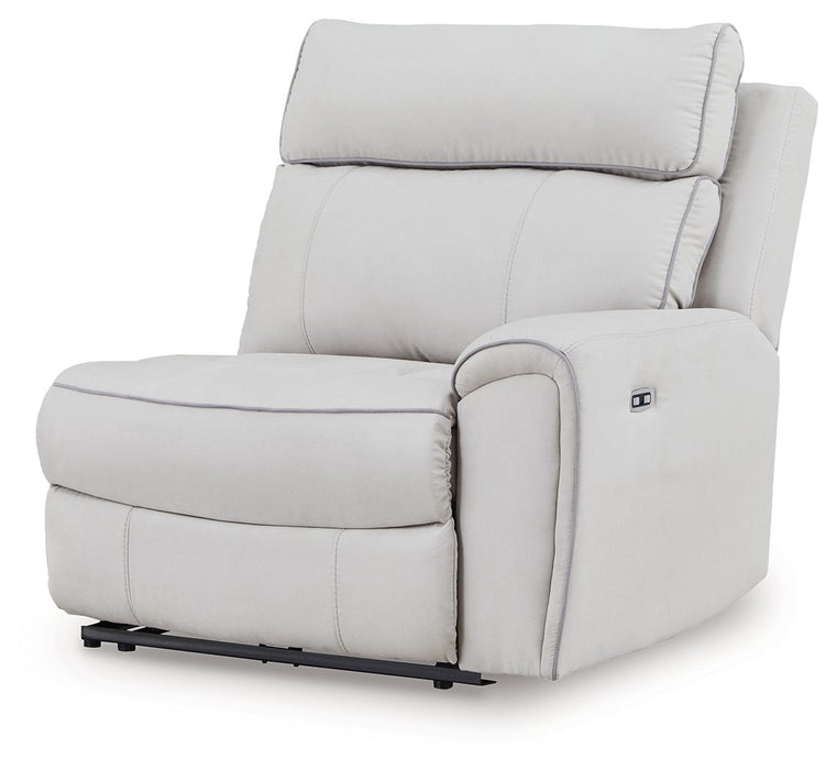 Social Pointe - Pearl / Ash - RAF Zero Wall Power Recliner - Tallahassee Discount Furniture (FL)
