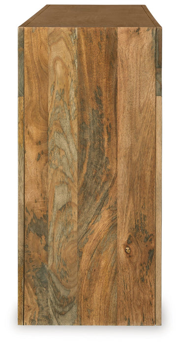 Luzmanacy - Natural Brown - Console Sofa Table - Tallahassee Discount Furniture (FL)