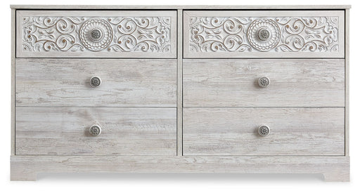 Paxberry - Six Drawer Dresser - Weatherworn - Whitewash - Tallahassee Discount Furniture (FL)