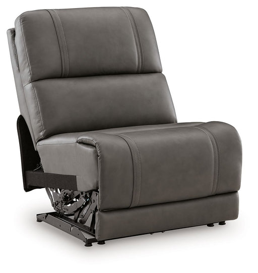 5Z - Pittson - Power Armless Recliner With Adjustable Headrest - Anchor - Tallahassee Discount Furniture (FL)
