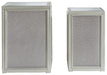 Traleena - Silver Finish - Nesting End Tables (Set of 2) - Tallahassee Discount Furniture (FL)