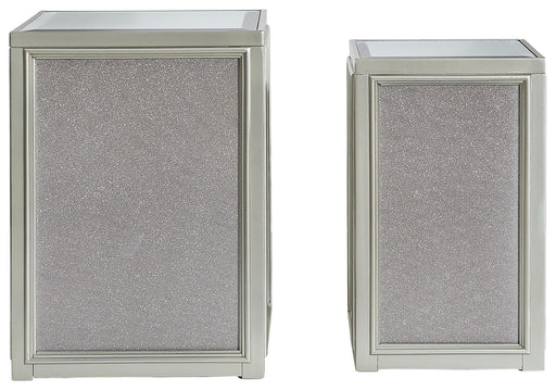 Traleena - Silver Finish - Nesting End Tables (Set of 2) - Tallahassee Discount Furniture (FL)