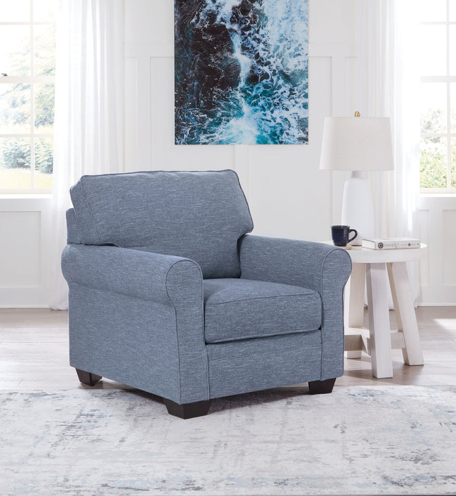 Carissa Manor - Denim - Chair - Tallahassee Discount Furniture (FL)