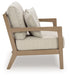 Hallow Creek - Driftwood - Loveseat With Cushion - Tallahassee Discount Furniture (FL)