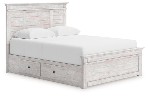 Makidern - Panel Storage Bed With 2 Under Bed Storage Units - Tallahassee Discount Furniture (FL)