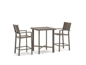 Vista Point - Counter Table Set (Set of 3) - Brown - Tallahassee Discount Furniture (FL)