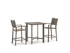 Vista Point - Counter Table Set (Set of 3) - Brown - Tallahassee Discount Furniture (FL)