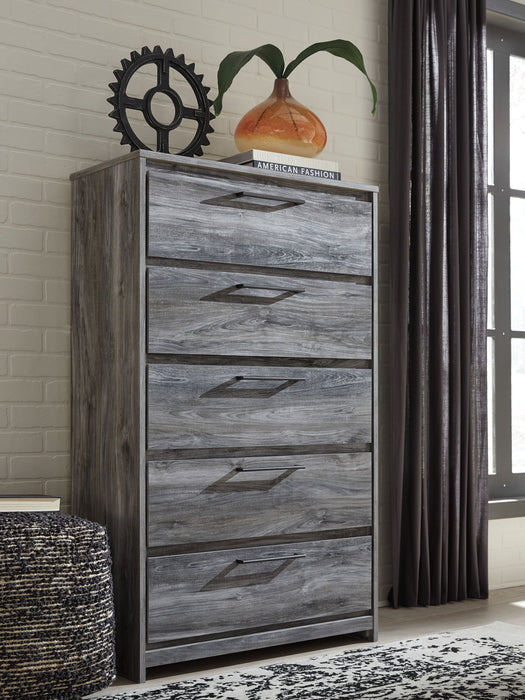 Baystorm - Panel Bedroom Set - Gray - Tallahassee Discount Furniture (FL)