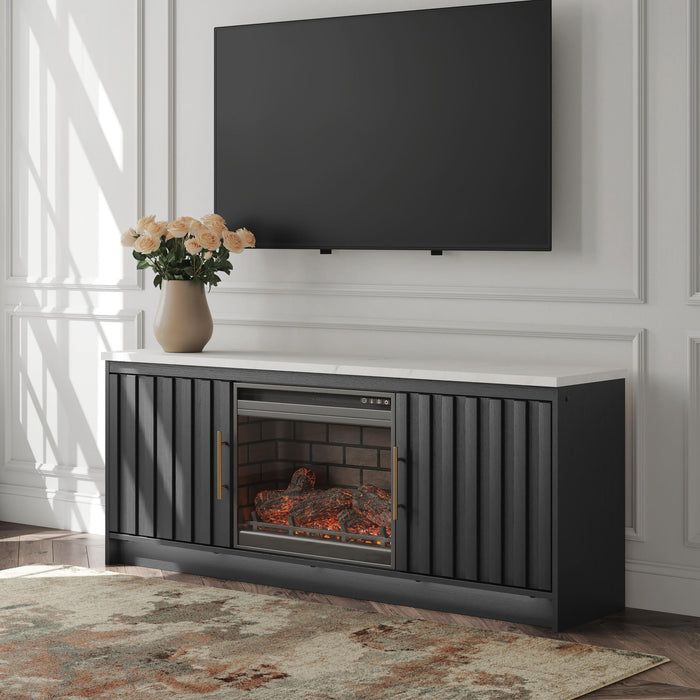 Cadmori - TV Stand With Fireplace Option - Tallahassee Discount Furniture (FL)