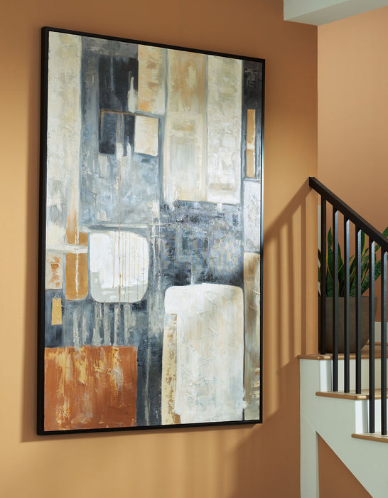 Howford - Brown / Black / Gray - Wall Art - Tallahassee Discount Furniture (FL)