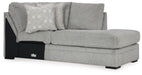 Casselbury - Cement - Raf Corner Chaise - Tallahassee Discount Furniture (FL)