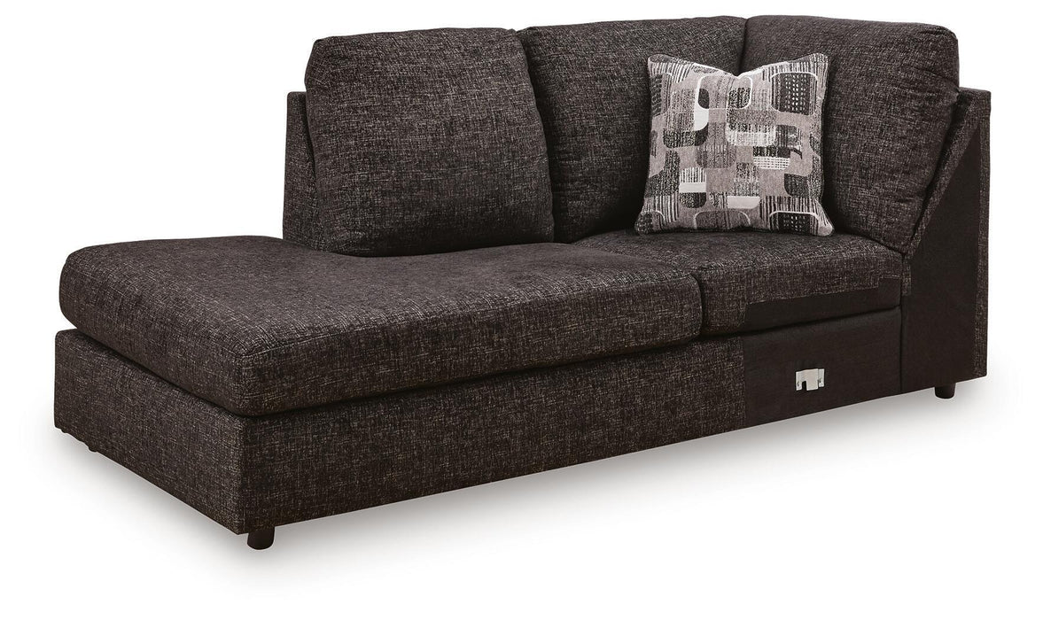 Lentiz - LAF Corner Chaise - Onyx - Tallahassee Discount Furniture (FL)