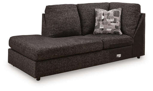 Lentiz - LAF Corner Chaise - Onyx - Tallahassee Discount Furniture (FL)
