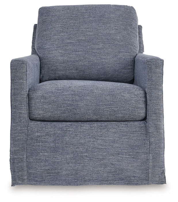 Nenana Next-gen Nuvella - Swivel Glider Accent Chair - Tallahassee Discount Furniture (FL)