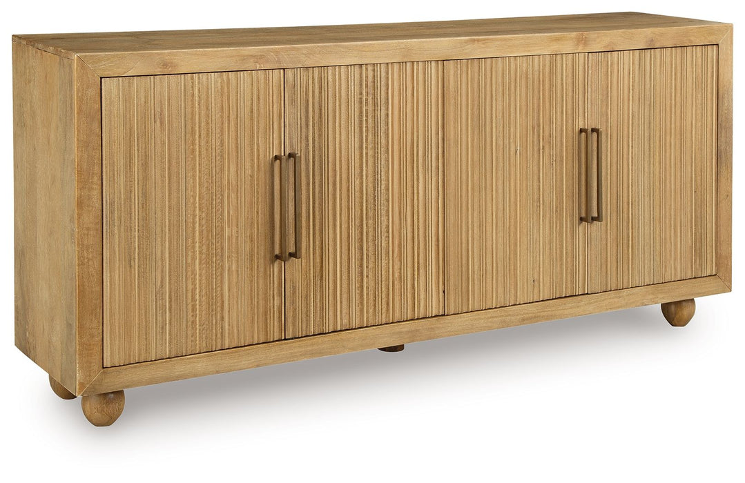 Niam - Light Antique Beige - Accent Cabinet - Tallahassee Discount Furniture (FL)