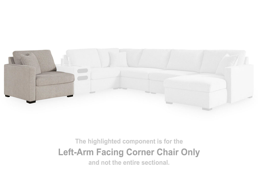 ModMax Luxe - LAF Corner Chair - Flint - Tallahassee Discount Furniture (FL)