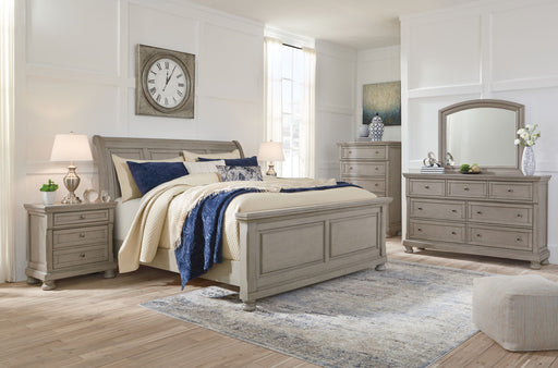 Lettner - Sleigh Bed Set - Tallahassee Discount Furniture (FL)