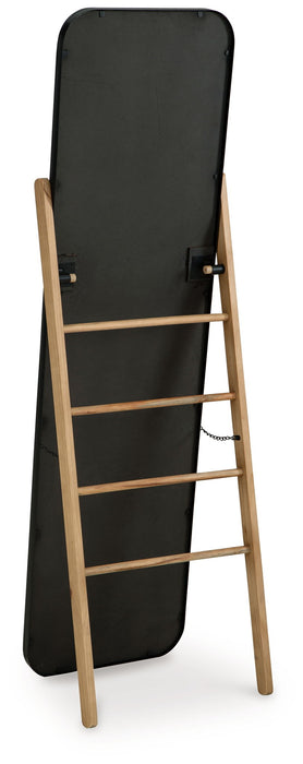 Bronick - Black / Brown - Floor Mirror - Tallahassee Discount Furniture (FL)