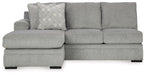 Casselbury - Cement - Laf Sofa Chaise - Tallahassee Discount Furniture (FL)