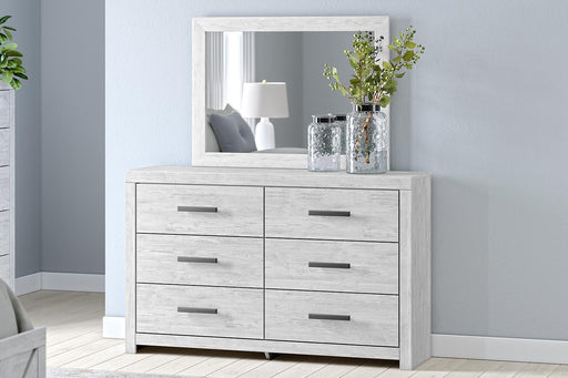 Cayboni - Dresser And Mirror - Whitewash - Tallahassee Discount Furniture (FL)