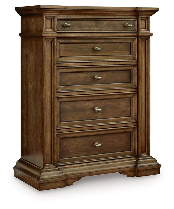Frantanna - Five Drawer Chest - Brown - Tallahassee Discount Furniture (FL)