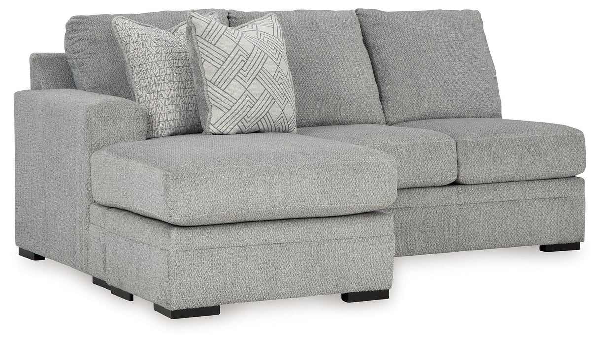 Casselbury - Cement - Laf Sofa Chaise - Tallahassee Discount Furniture (FL)