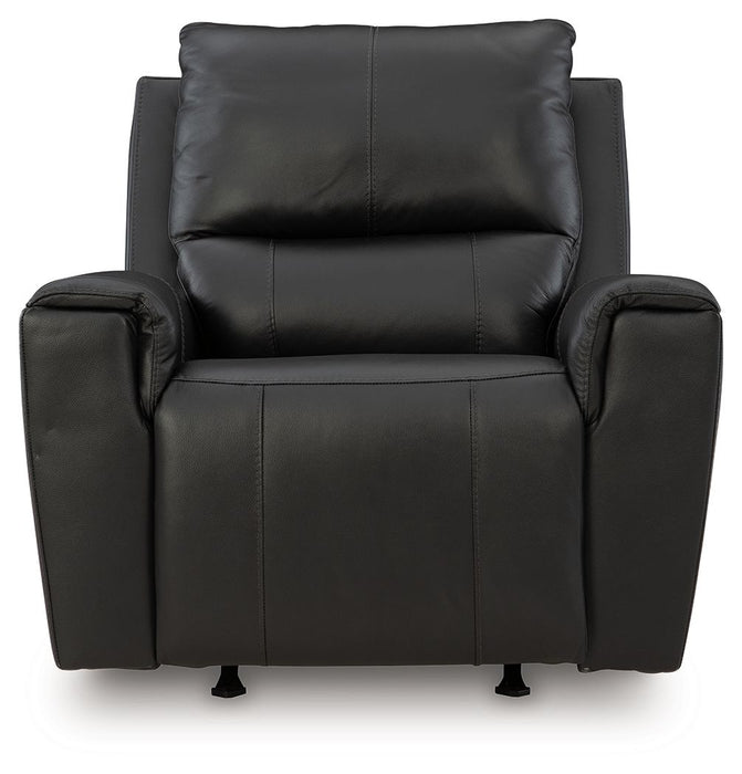Glossmore - Rocker Recliner - Black - Tallahassee Discount Furniture (FL)