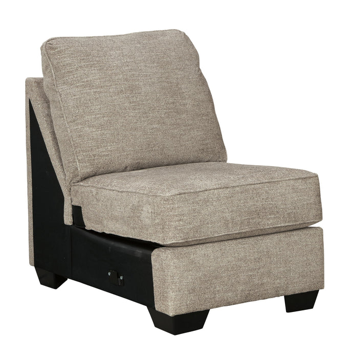 Bovarian - Stone - Armless Chair - Tallahassee Discount Furniture (FL)