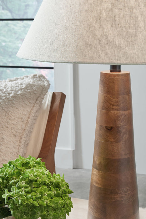 Danset - Wood Lamp - Tallahassee Discount Furniture (FL)