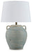 Shawburg - Antique Green - Terracotta Table Lamp - Tallahassee Discount Furniture (FL)