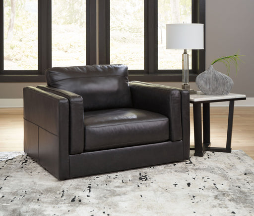 Amiata - Onyx - Chair And A Half - Tallahassee Discount Furniture (FL)