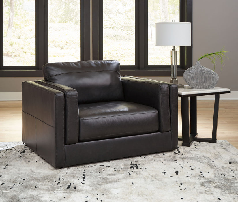 Amiata - Onyx - Chair And A Half - Tallahassee Discount Furniture (FL)