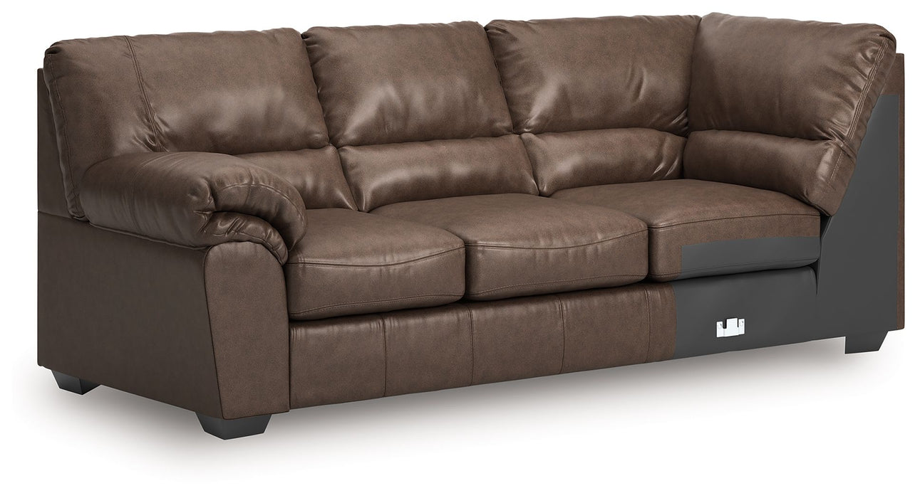 WillowBend - Umber - LAF Sofa With Corner Wedge - Tallahassee Discount Furniture (FL)