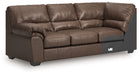 WillowBend - Umber - LAF Sofa With Corner Wedge - Tallahassee Discount Furniture (FL)