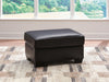 Glennbre - Ottoman - Midnight - Tallahassee Discount Furniture (FL)