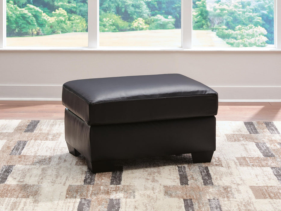 Glennbre - Ottoman - Midnight - Tallahassee Discount Furniture (FL)