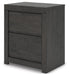 Fraluna - Charcoal - Two Drawer Night Stand - Tallahassee Discount Furniture (FL)