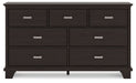 Covetown - Dresser - Dark Brown - Tallahassee Discount Furniture (FL)