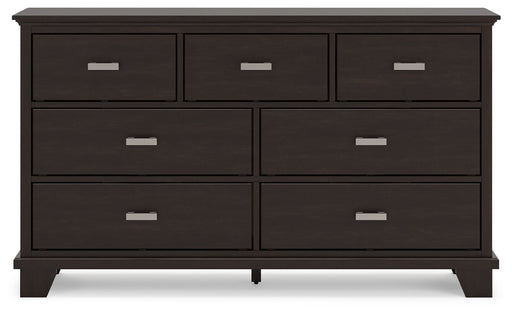 Covetown - Dresser - Dark Brown - Tallahassee Discount Furniture (FL)